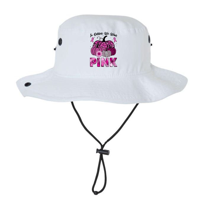 Breast Cancer Awareness In October We Wear Pink Pink Pumpkins Legacy Cool Fit Booney Bucket Hat