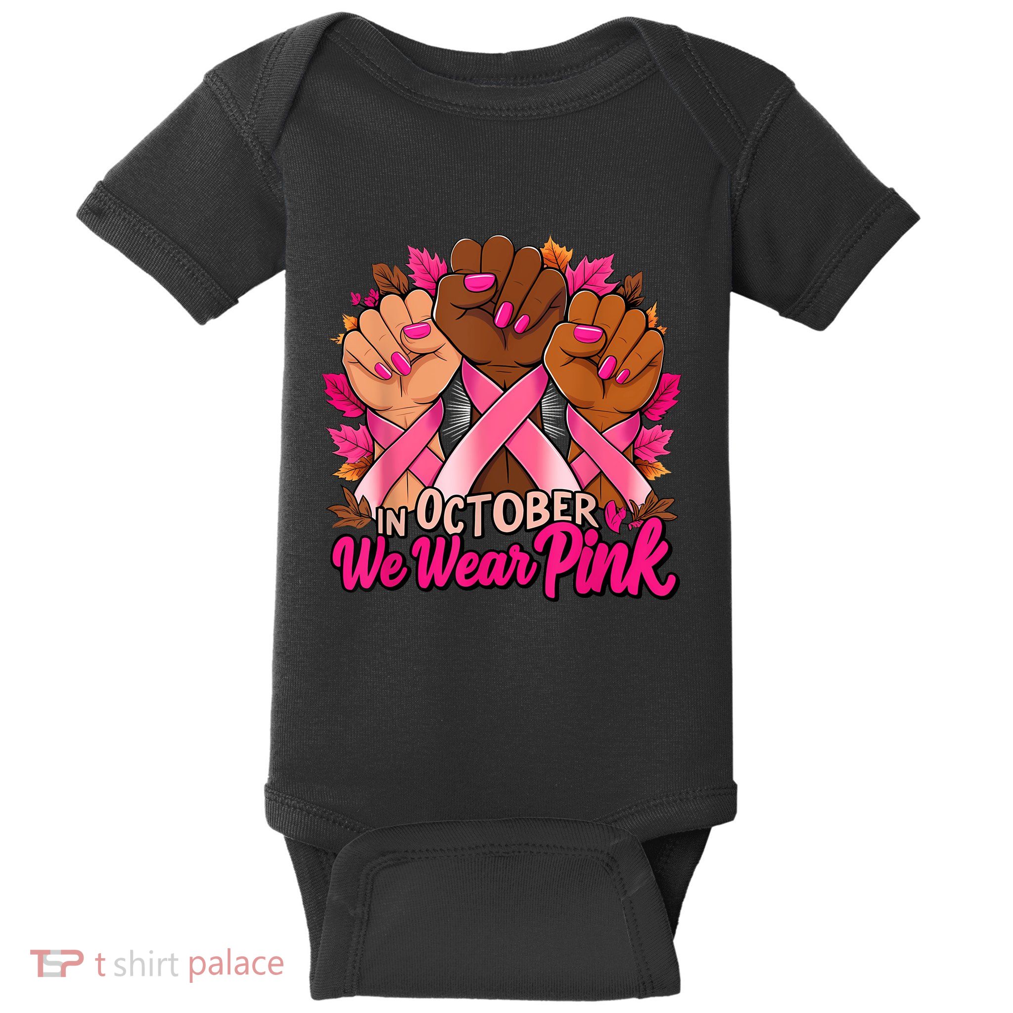 Breast Cancer Awareness 2024 In October We Wear Baby Bodysuit