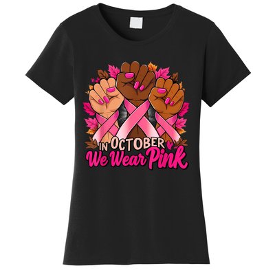 Breast Cancer Awareness 2024 In October We Wear Women's T-Shirt