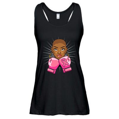 Breast Cancer Afro African American For Women Girls Ladies Essential Flowy Tank