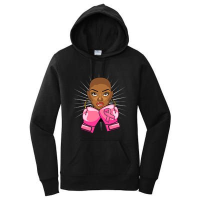 Breast Cancer Afro African American For Women Girls Women's Pullover Hoodie