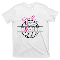 Breast Cancer Awareness Together We Fight Volleyball Pink T-Shirt