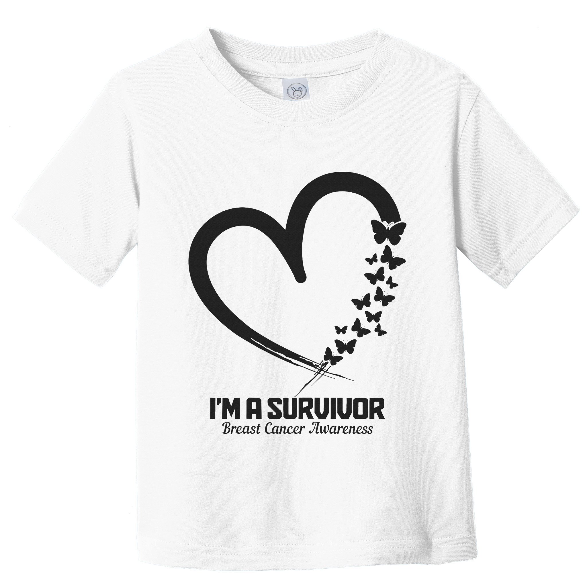 Breast Cancer Awareness Month October Pink Ribbon Survivor Toddler T-Shirt