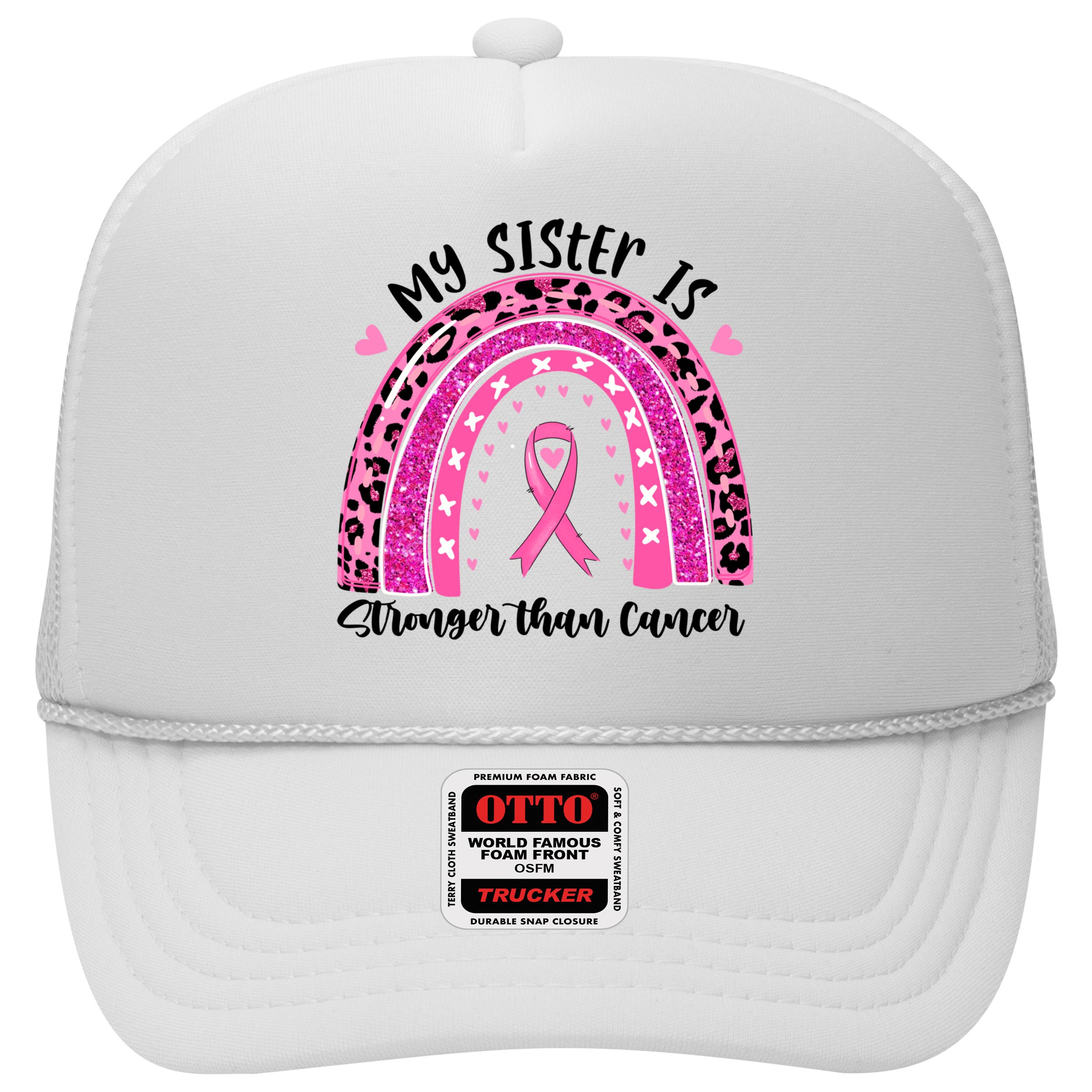 Breast Cancer Awareness My Sister Is Stronger Than Cancer Meaningful Gift Hat