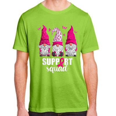 Breast Cancer Awareness Gnomes Support Squad Adult ChromaSoft Performance T-Shirt