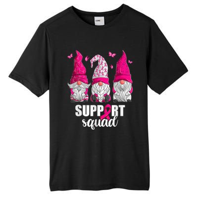 Breast Cancer Awareness Gnomes Support Squad Tall Fusion ChromaSoft Performance T-Shirt