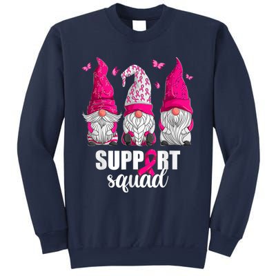 Breast Cancer Awareness Gnomes Support Squad Sweatshirt