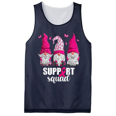 Breast Cancer Awareness Gnomes Support Squad Mesh Reversible Basketball Jersey Tank