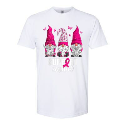 Breast Cancer Awareness Gnomes Support Squad Softstyle CVC T-Shirt