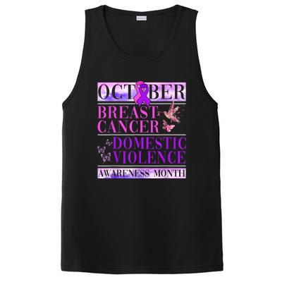 Breast Cancer And Domestic Violence Awareness PosiCharge Competitor Tank