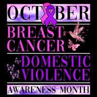 Breast Cancer And Domestic Violence Awareness Zip Tote Bag