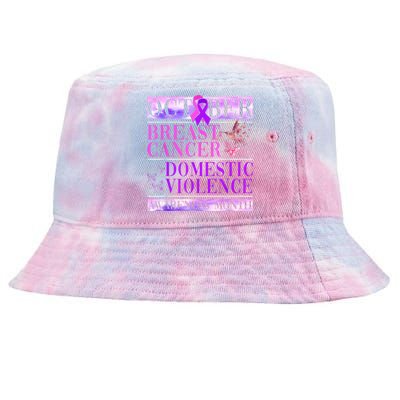 Breast Cancer And Domestic Violence Awareness Tie-Dyed Bucket Hat