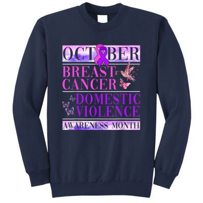 Breast Cancer And Domestic Violence Awareness Sweatshirt