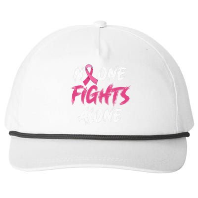 Breast Cancer Awareness Pink Ribbon Snapback Five-Panel Rope Hat