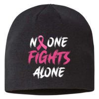 Breast Cancer Awareness Pink Ribbon Sustainable Beanie