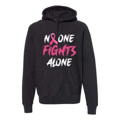 Breast Cancer Awareness Pink Ribbon Premium Hoodie