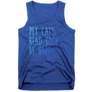 Book Cats And Books Bookworm Gift Tank Top