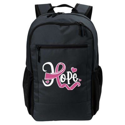 Breast Cancer Awareness Hope Pink Ribbon Daily Commute Backpack