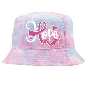 Breast Cancer Awareness Hope Pink Ribbon Tie-Dyed Bucket Hat