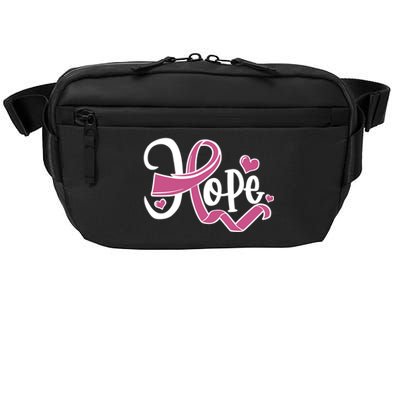 Breast Cancer Awareness Hope Pink Ribbon Crossbody Pack