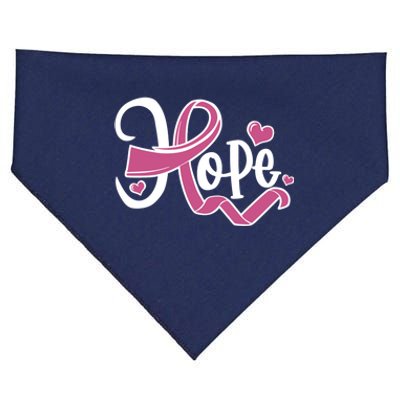 Breast Cancer Awareness Hope Pink Ribbon USA-Made Doggie Bandana