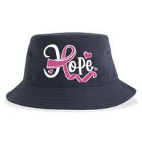 Breast Cancer Awareness Hope Pink Ribbon Sustainable Bucket Hat