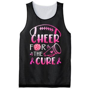 Breast Cancer Awareness Cheer For The Cure Cancer Support Squad Mesh Reversible Basketball Jersey Tank