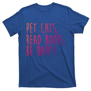 Book Cats And Books Bookworm Gift T-Shirt