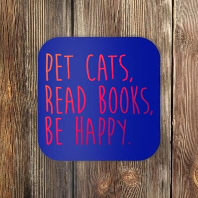 Book Cats And Books Bookworm Gift Coaster