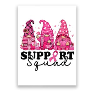 Breast Cancer Awareness For Gnomes Support Squad Poster