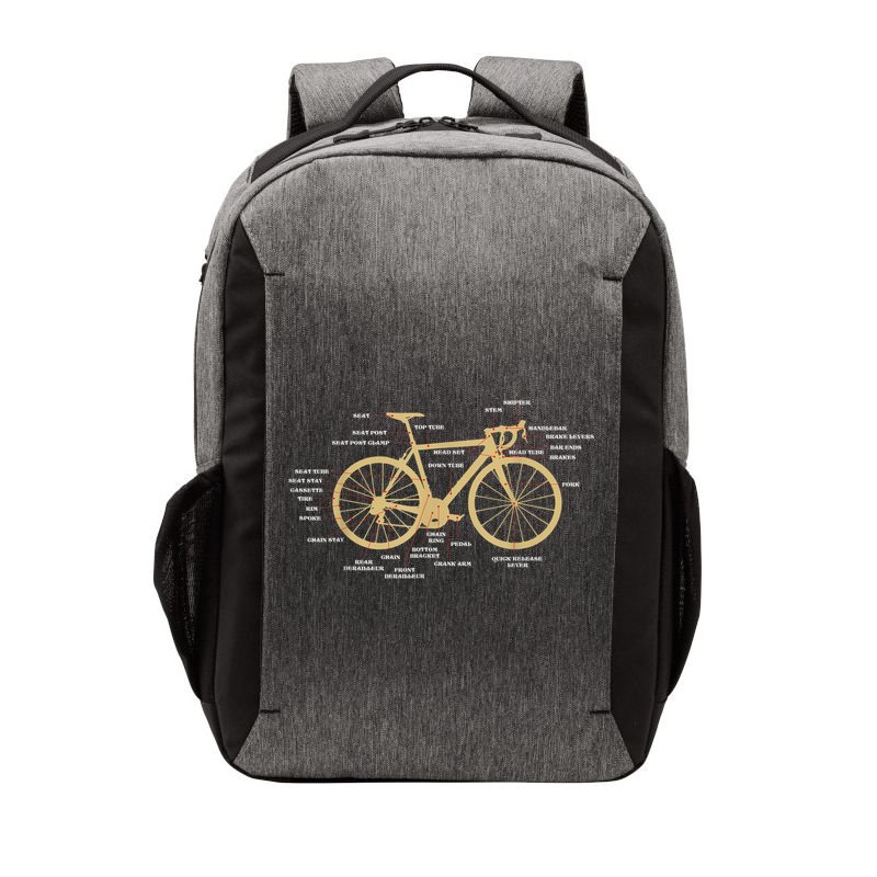 Bicycle Cycling Anatomy Road Bike Parts Biking Cyclist Vector Backpack