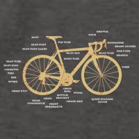 Bicycle Cycling Anatomy Road Bike Parts Biking Cyclist Vector Backpack
