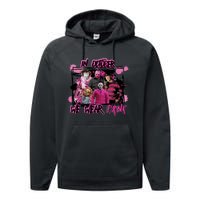 Breast Cancer Awareness Horror Movie Characters Halloween Performance Fleece Hoodie