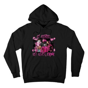 Breast Cancer Awareness Horror Movie Characters Halloween Hoodie