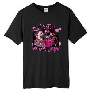 Breast Cancer Awareness Horror Movie Characters Halloween Tall Fusion ChromaSoft Performance T-Shirt