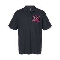 Breast Cancer Awareness Horror Movie Characters Halloween Softstyle Adult Sport Polo