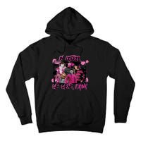 Breast Cancer Awareness Horror Movie Characters Halloween Tall Hoodie