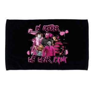 Breast Cancer Awareness Horror Movie Characters Halloween Microfiber Hand Towel