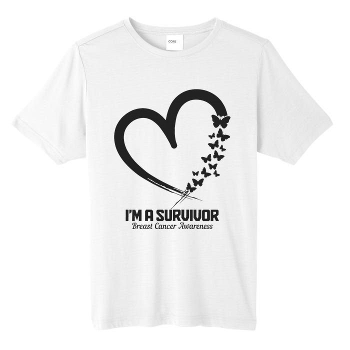 Breast Cancer Awareness Month October Pink Ribbon Survivor Tall Fusion ChromaSoft Performance T-Shirt