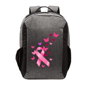 Breast Cancer Awareness Butterflies Logo Vector Backpack