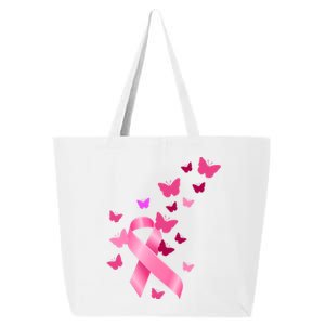 Breast Cancer Awareness Butterflies Logo 25L Jumbo Tote