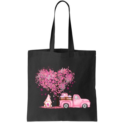 Breast Cancer Awareness Gnome Vintage Fall Truck Bag