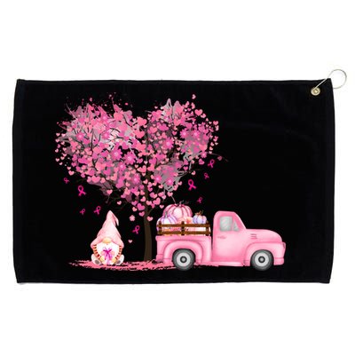 Breast Cancer Awareness Gnome Vintage Fall Truck Grommeted Golf Towel