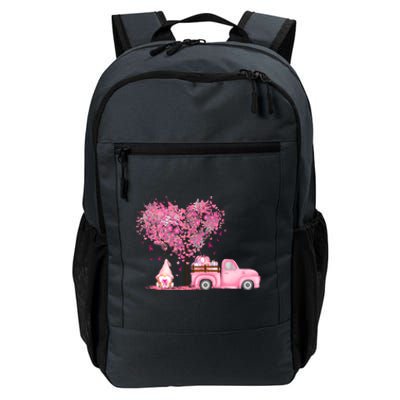 Breast Cancer Awareness Gnome Vintage Fall Truck Daily Commute Backpack