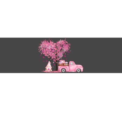 Breast Cancer Awareness Gnome Vintage Fall Truck Bumper Sticker