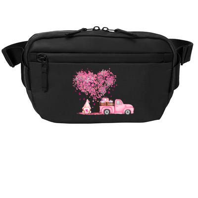 Breast Cancer Awareness Gnome Vintage Fall Truck Crossbody Pack