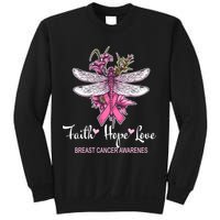 Breast Cancer Awareness Dragonfly Sweatshirt