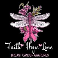 Breast Cancer Awareness Dragonfly Sweatshirt