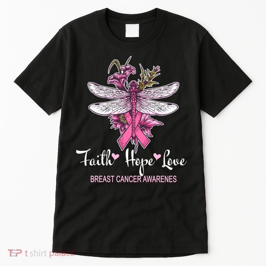Breast Cancer Awareness Dragonfly Tall T-Shirt