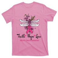 Breast Cancer Awareness Dragonfly T-Shirt